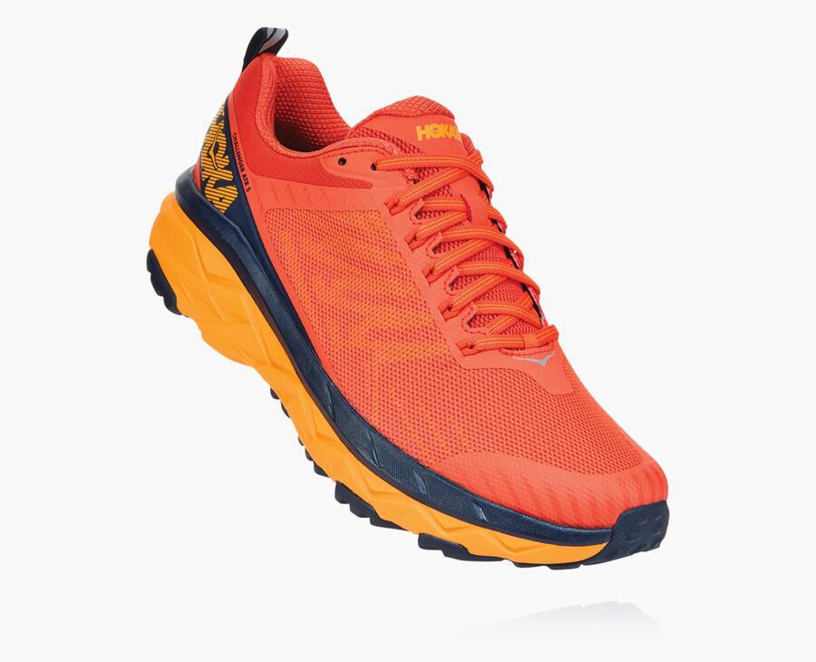 Hoka One One Trainers Mens Red - Challenger ATR 5 - 75941RSMX